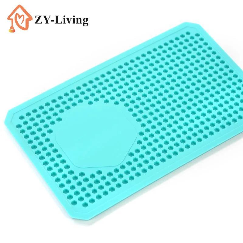 Mini Anti-slip Mat Cell Phone LCD Screen Film Repair Pad with Camera Protection Good Elasticity No Deformation ESD Phone Tools Quake