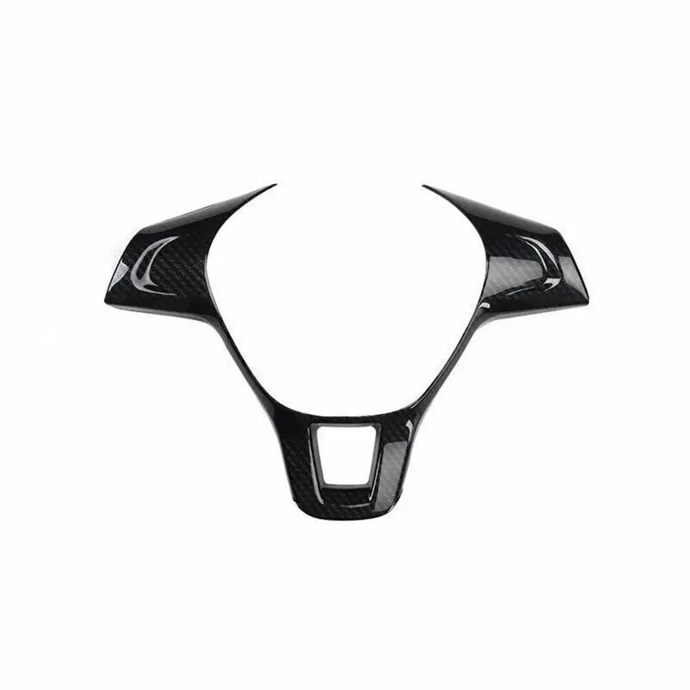 For Volkswagen VW Jetta MK6 2015 2016 2017 2018 Carbon Fiber Look ABS Car Interior Steering Wheel Frame Trim Cover Decoration Quake