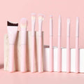 1/8 PCS Makeup Brush Soft Bristles Fish Tail Foundation Brush Eyeshadow Eyeliner Contour Brush Kit Make Up Tools With Bag Quake A