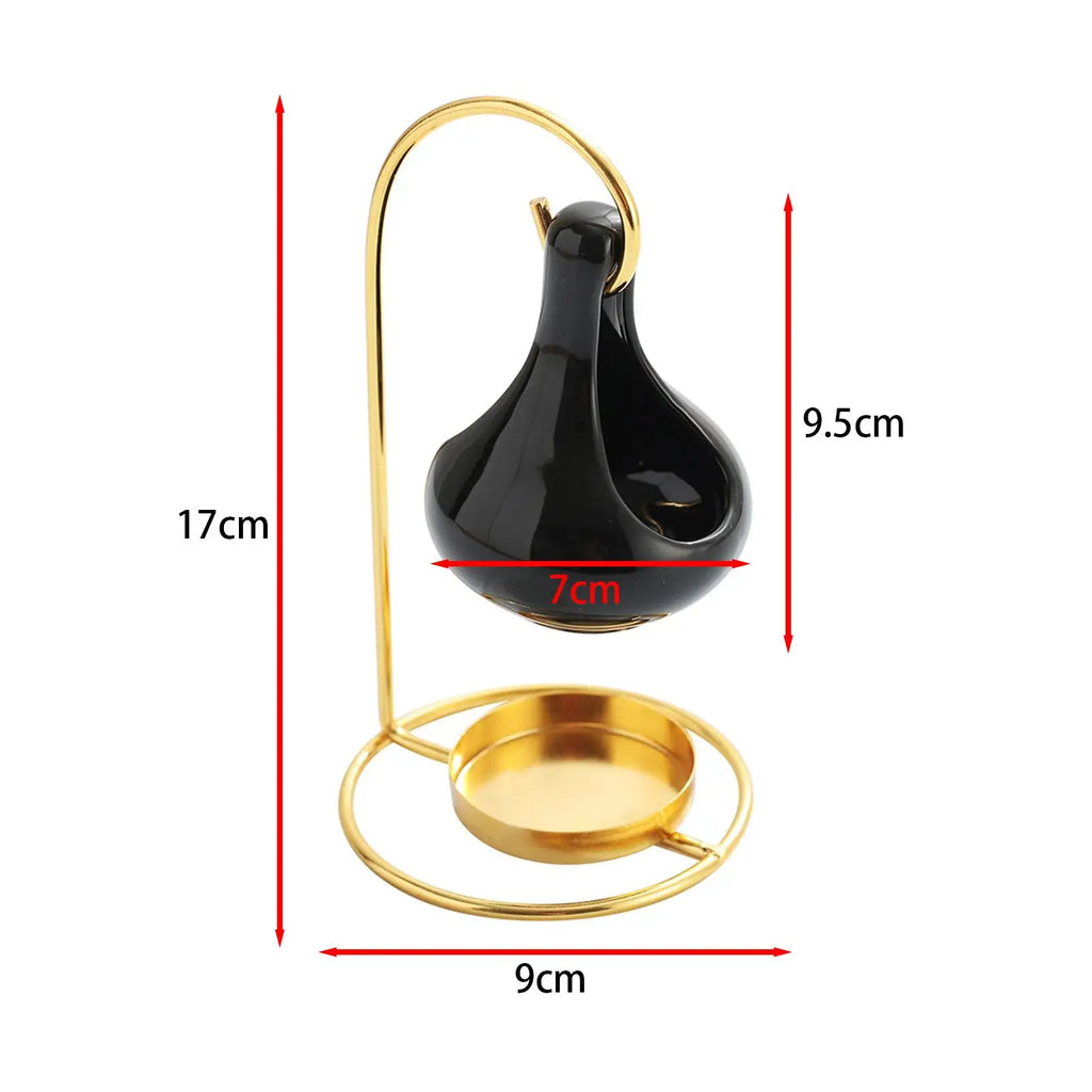 17cm Wax Melt Burner Essential Oil Diffuser Multifunctional Table Ornament Quake