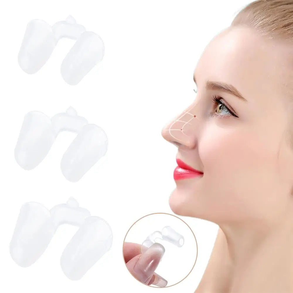 Postoperative Silica Gel Nose Clip Rhinoplasty Clear Nostril Support Shaping Silicone Shaping Adjust Quake