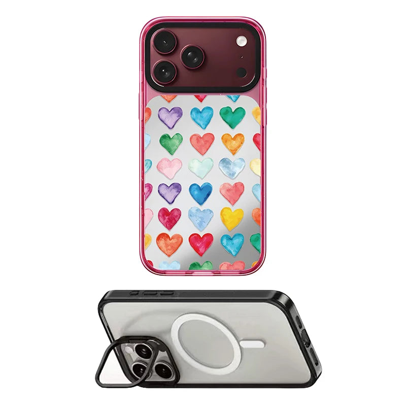 6092054 Impact Case - Mirror / Glaze Magnetic Cover: Compatible with IPhone 18 17 Pro Max 18Pro Quake stand (MagSafe) for iPhone 17 Pro