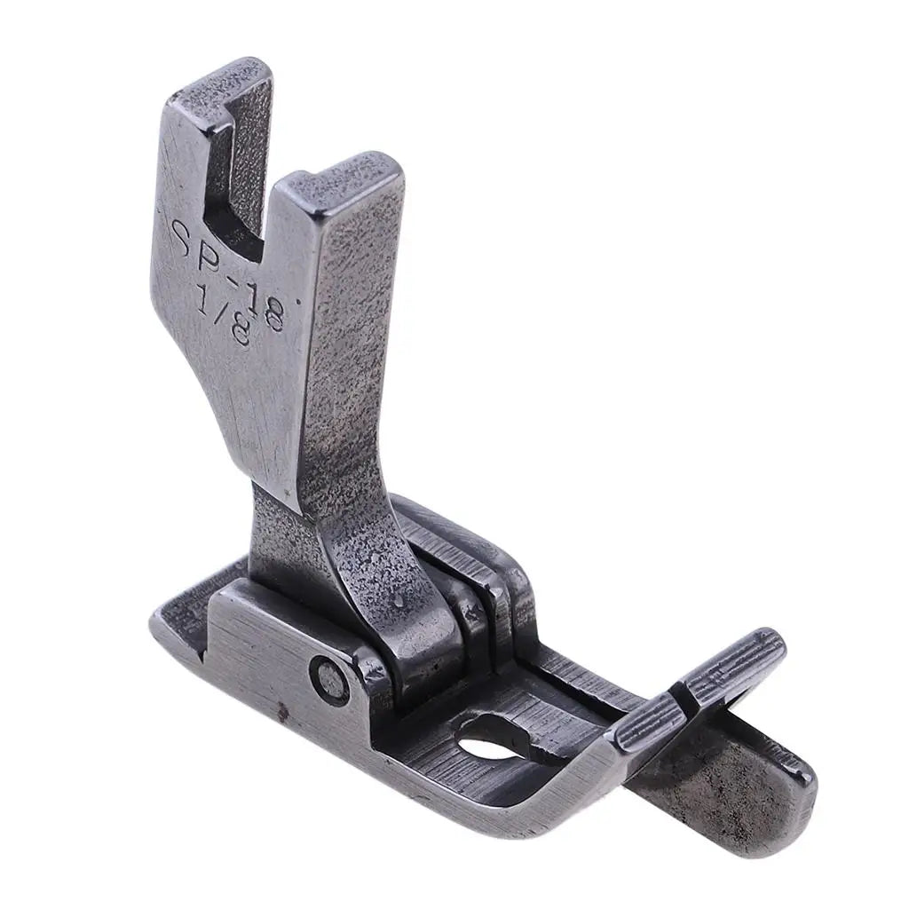 Durable Steel Presser Foot Industrial Sewing Machine Accessory with Right Guide for Accurate Sewing Quake