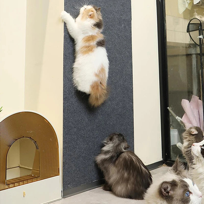 Trimmable Self-Adhesive Cat Scratch Mat – Protect Your Furniture and Walls from Scratching with This Easy-to-Use Solution Quake