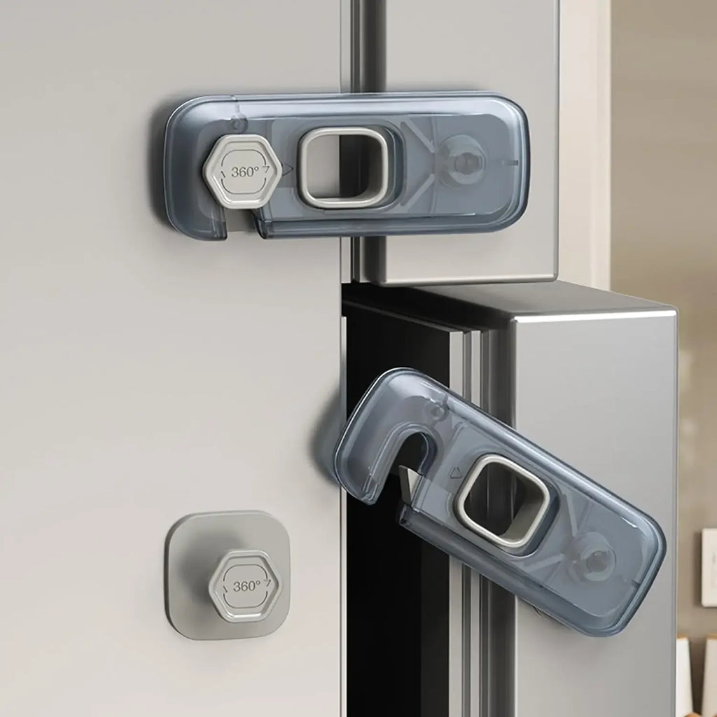 Baby Safety Protection 5 Pack Lock for Doors Baby Safety Cabinet Refrigerator Oven Drawer Lock Home Child Anti Pinch Quake B22 5pcs