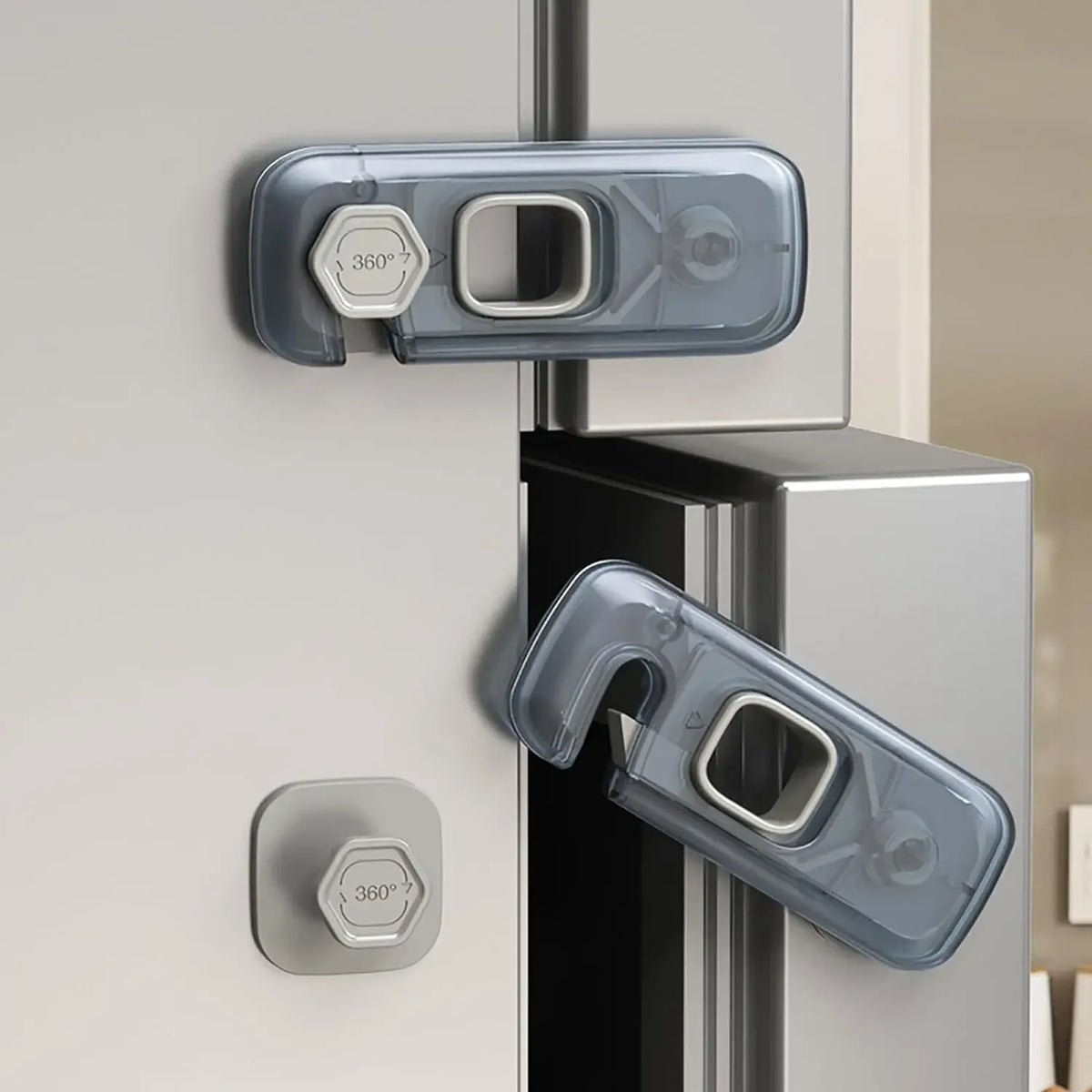 Baby Safety Protection 5 Pack Lock for Doors Baby Safety Cabinet Refrigerator Oven Drawer Lock Home Child Anti Pinch Quake B22 5pcs