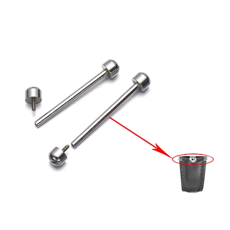 1 Pair Watch Strap Screw Pins Smart Watch Bracelet Clasp Buckle Friction Tube Watch Replacement Accessories Repair Tool K1KF Quake