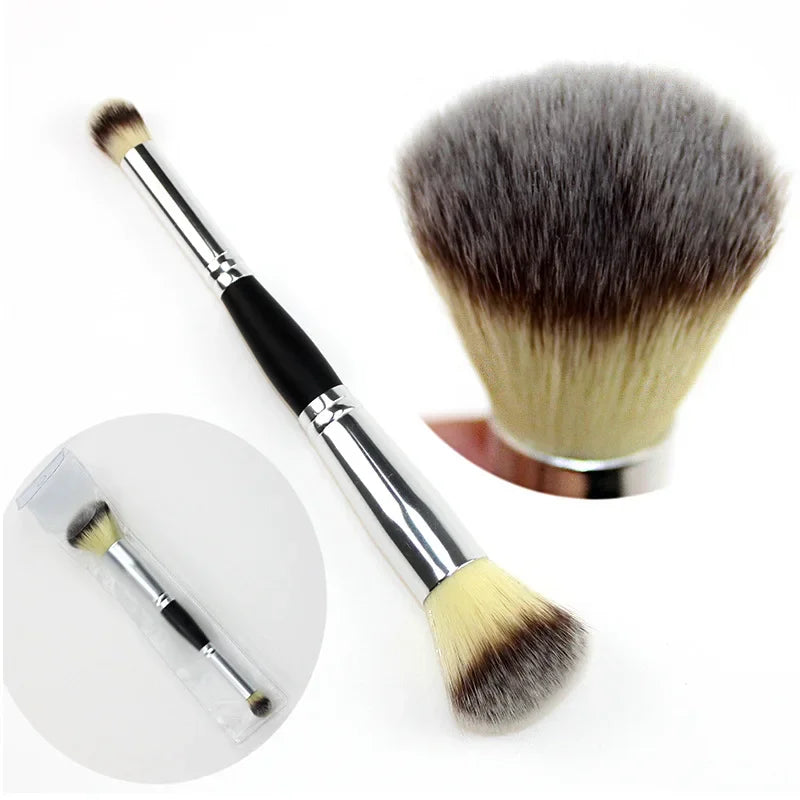 Single Double-ended Multi-function Makeup Brush Foundation Concealer Eye Shadow Contour Highlighting Cosmetics Tools Quake