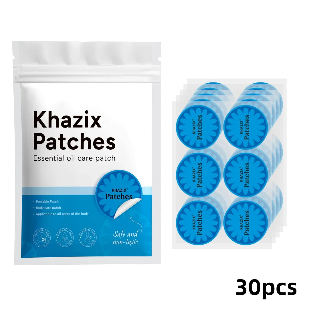 30Pcs Energy Patches Natural Ingredients Vegan Friendly Daily Energy Boost Patch Portable Body Stickers for Work Travel Sports Quake 30pcs