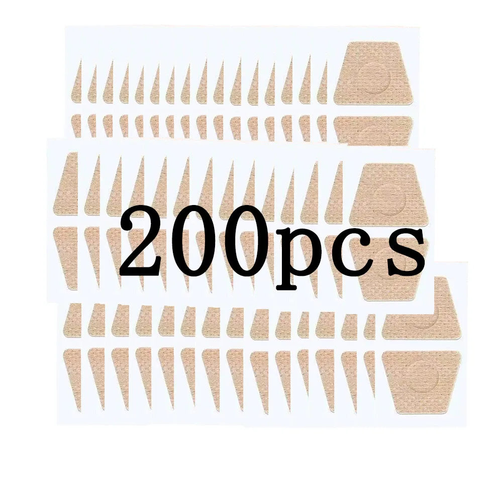 Toenail Fungus Patch Nail Repair Patches Nail Ingrown Correction Stickers for Discolored or Damaged Nails Sticker Toenail Care Quake 200pcs