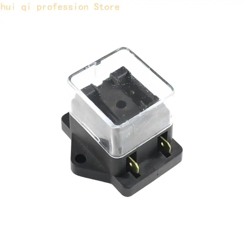Vehicle Blade Terminal Box with Dust Cover, Mountable Slot Layout, ABS Housing Suitable for 12V 24V Circuit Service H8WE Quake 2 way CN
