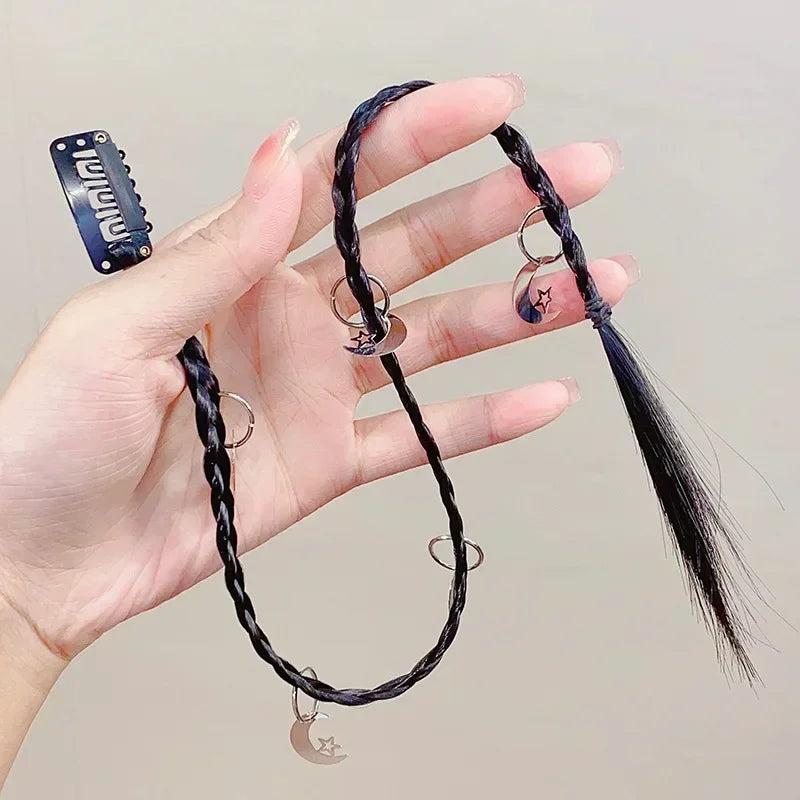 Girls Cool Fashion Y2K Boxing Braids Hair Braiding Tools Women Fried Dough Twist Braid Traceless Invisible BB Clip Boxing Braid Quake 7