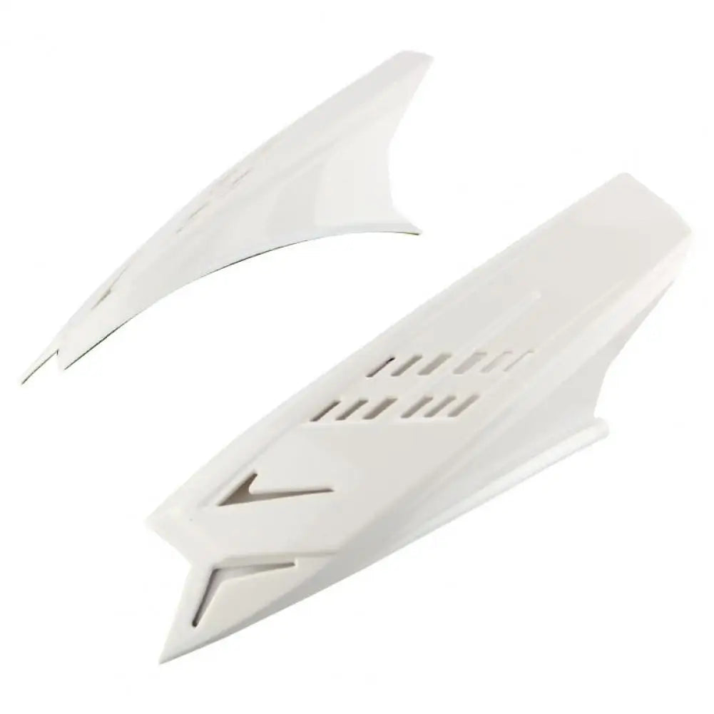 A Pair Lightweight Motorcycle Helmet Horns Decorative OX Horn Shape Helmet Accessories Lightweight Helmet Accessories Quake White