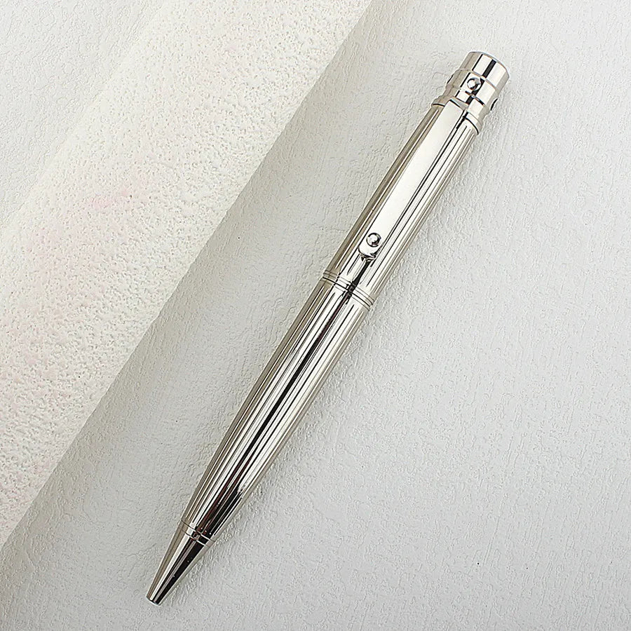 High Quality Multiple Colour Metal Ballpoint Pens Administrative Office Stationery Luxurs Blue Ink Quake 3010-1