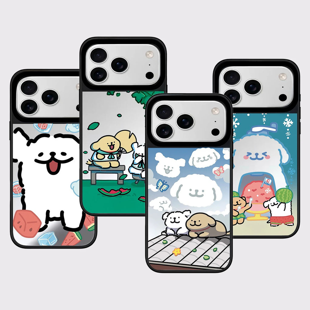 6090179 Mirror Surface Magnetic Phone Case Cover for IPhone 13 14 15 16 17 18 Pro Max Case Quake