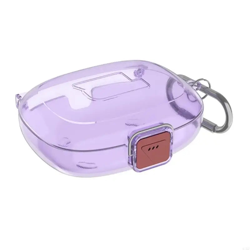 Strong TPU Cover Dustproof Earphone Cover for Endurance Top 4 Offering Full Protect Against Drop & Scratches for Active K1KF Quake transparent purpl CN