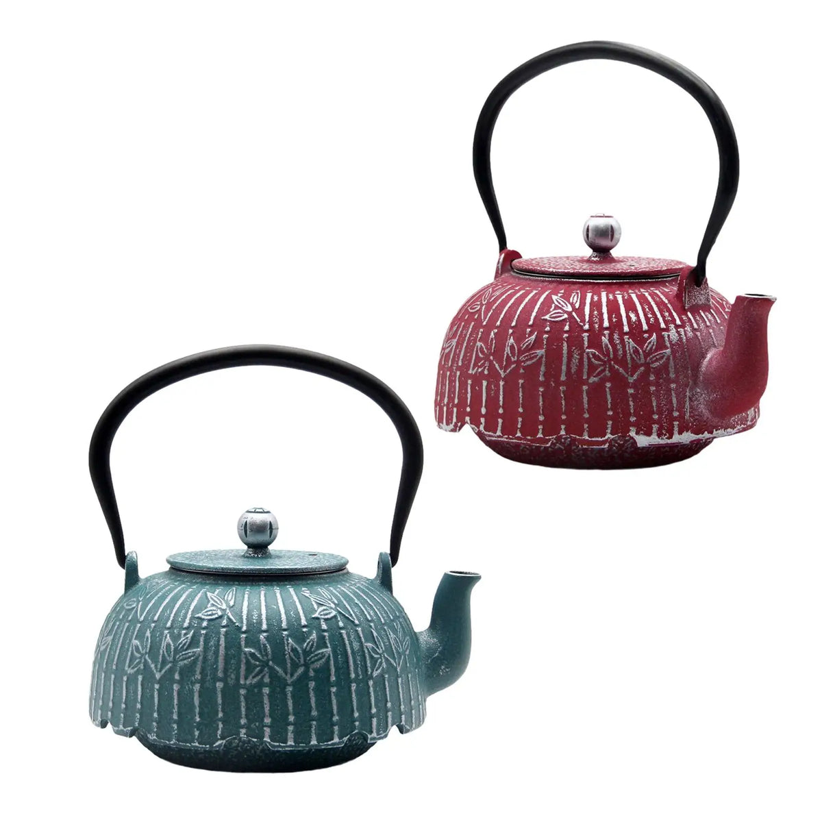 Cast Iron Teapot 40.5 oz Tea Maker Kettle for Tea House Household Outdoor Quake