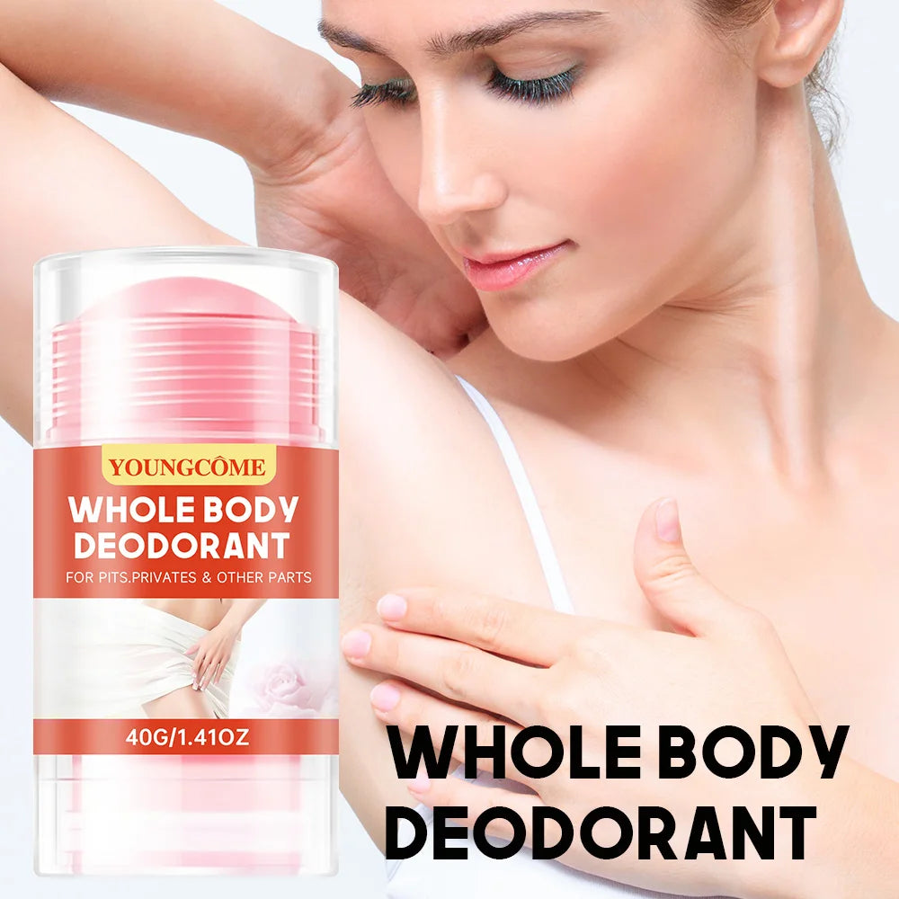 Whole Body Deodorant Stick Underarm Bad Smell Sweating Removal Armpit Refreshing Antiperspirant Lasting Aroma Deodorant Quake