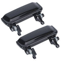 Two Piece Exterior Door Pull Handle Set, Black Textured Spring-Action Handle Part 2L5Z1022404BAA for Vehicle Exterior H8WE Quake CN