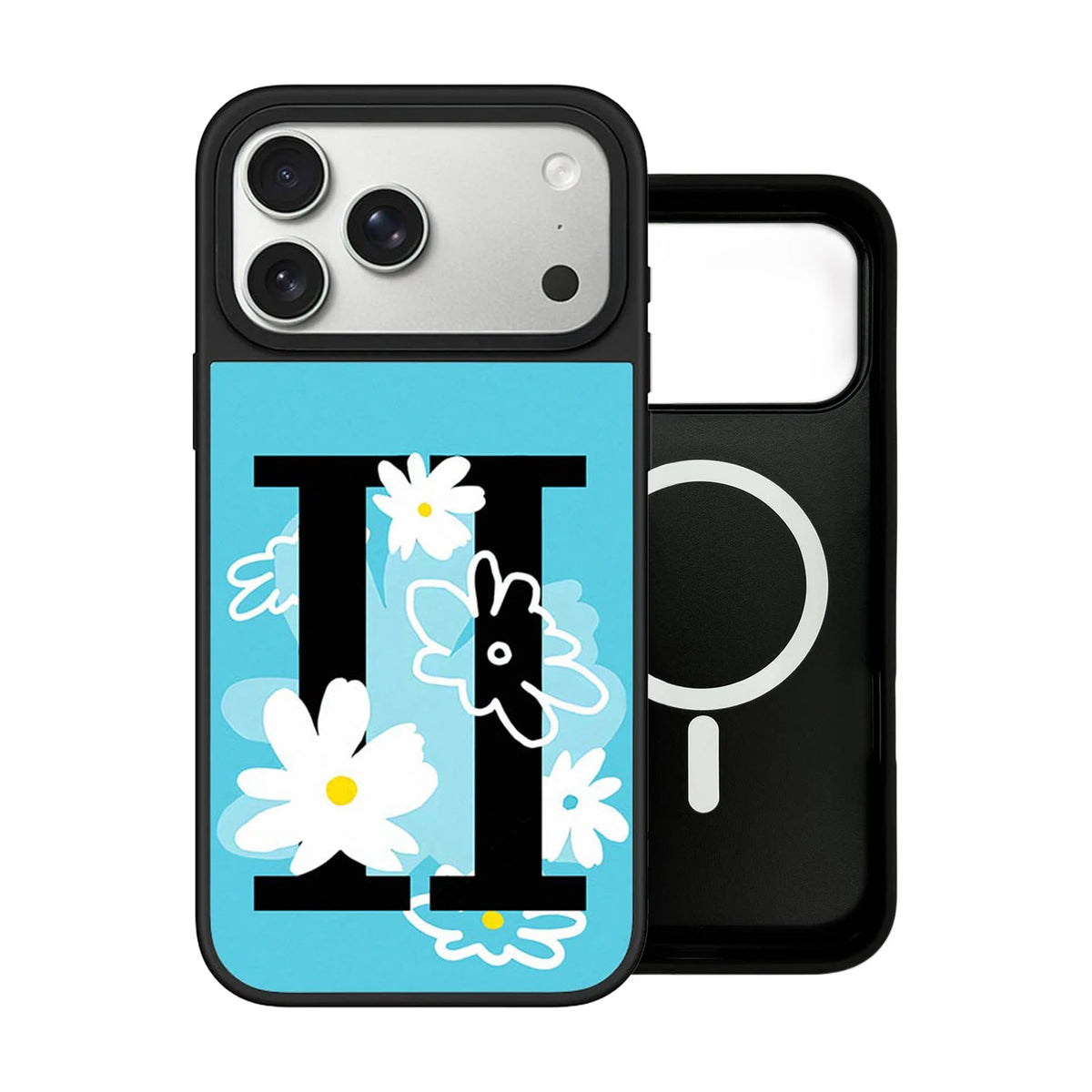 Power Multicolor Pattern Mirror Surface Magnetic Phone Case Cover for IPhone 13 14 15 16 17 18 Pro Max Case Quake mirror (MagSafe) iPhone 18 Pro Max