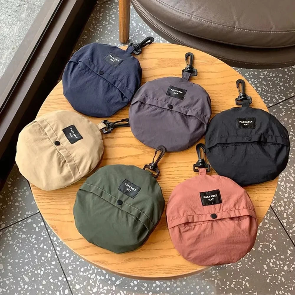 Waterproof fisherman hat can store summer thin quick drying sun hat, outdoor hiking sun protection basin hat Quake