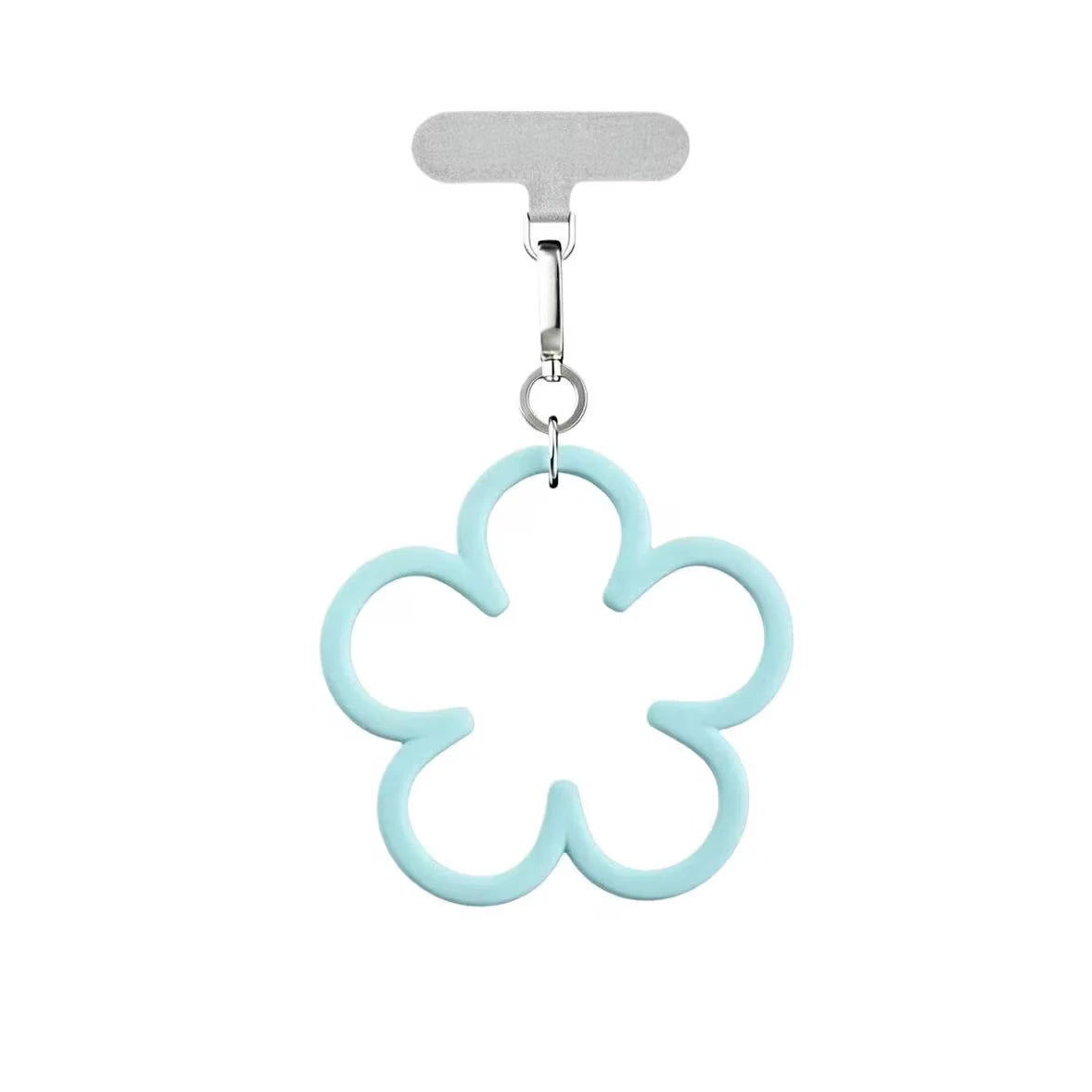 Mint Blue Star Knot Sakura Petal Phone Charm Accessories for Galaxy for IPhone 12 13 14 15 16 17 Pro Max Case Quake phone charm