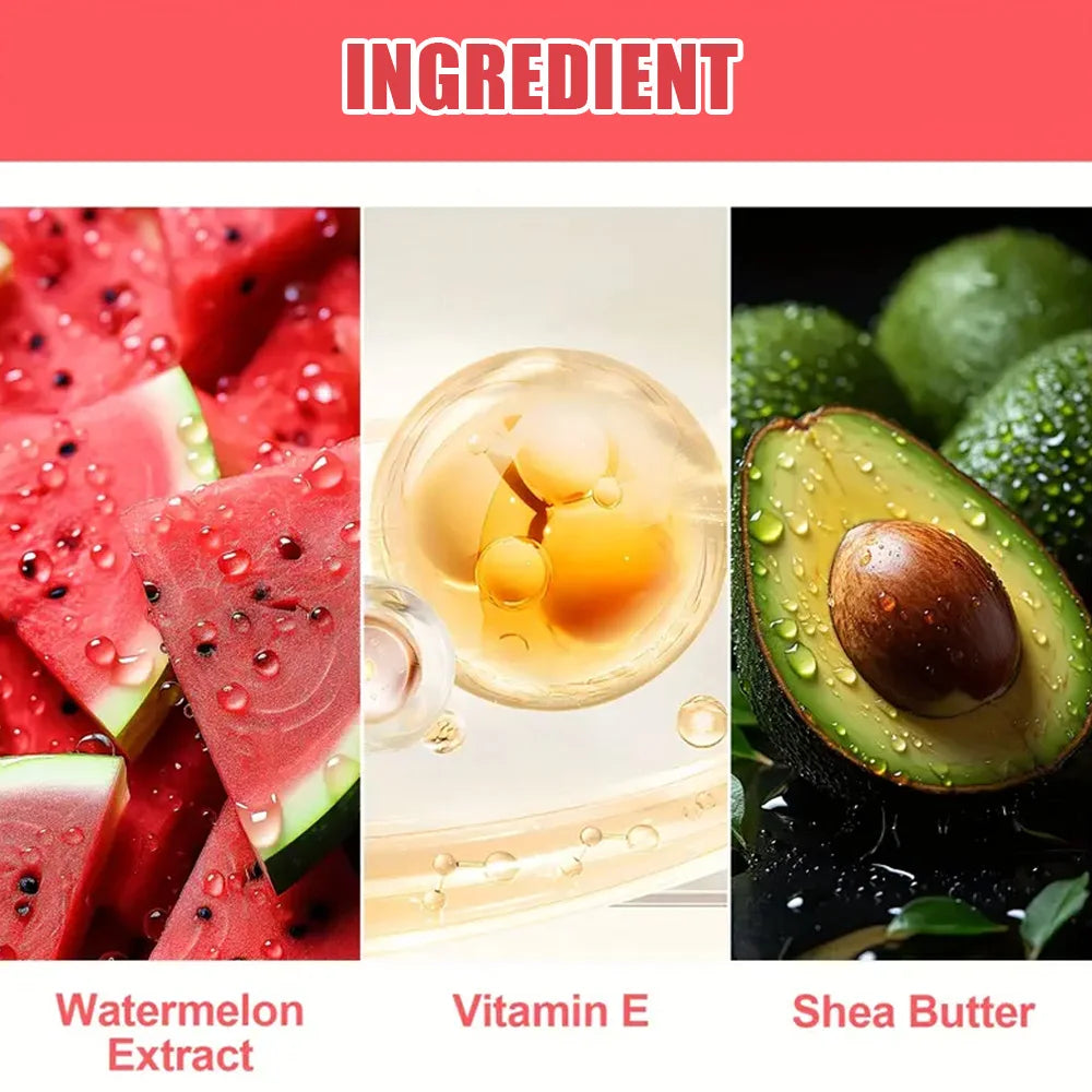 Ultra-Hydrating Watermelon Foot Cream For Softening Dry Cracked Feet Gentle Exfoliation Daily Foot Care Quake