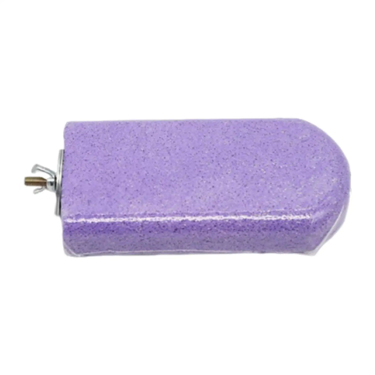 Bird Perch Parrot Stand Toy Groomer Beak Grinding Stone for Macaws, Finches, And Parrots Grooming Quake Violet
