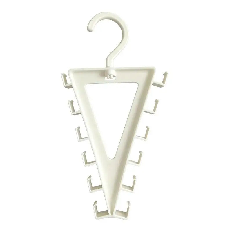 1/2 PCS V Shaped Space Saving Hanger 12 Hooks Clothes Organizer Vertical Closet Storage Rack for Bedroom Wardrobe Hat Belt Scarf Quake 1pc