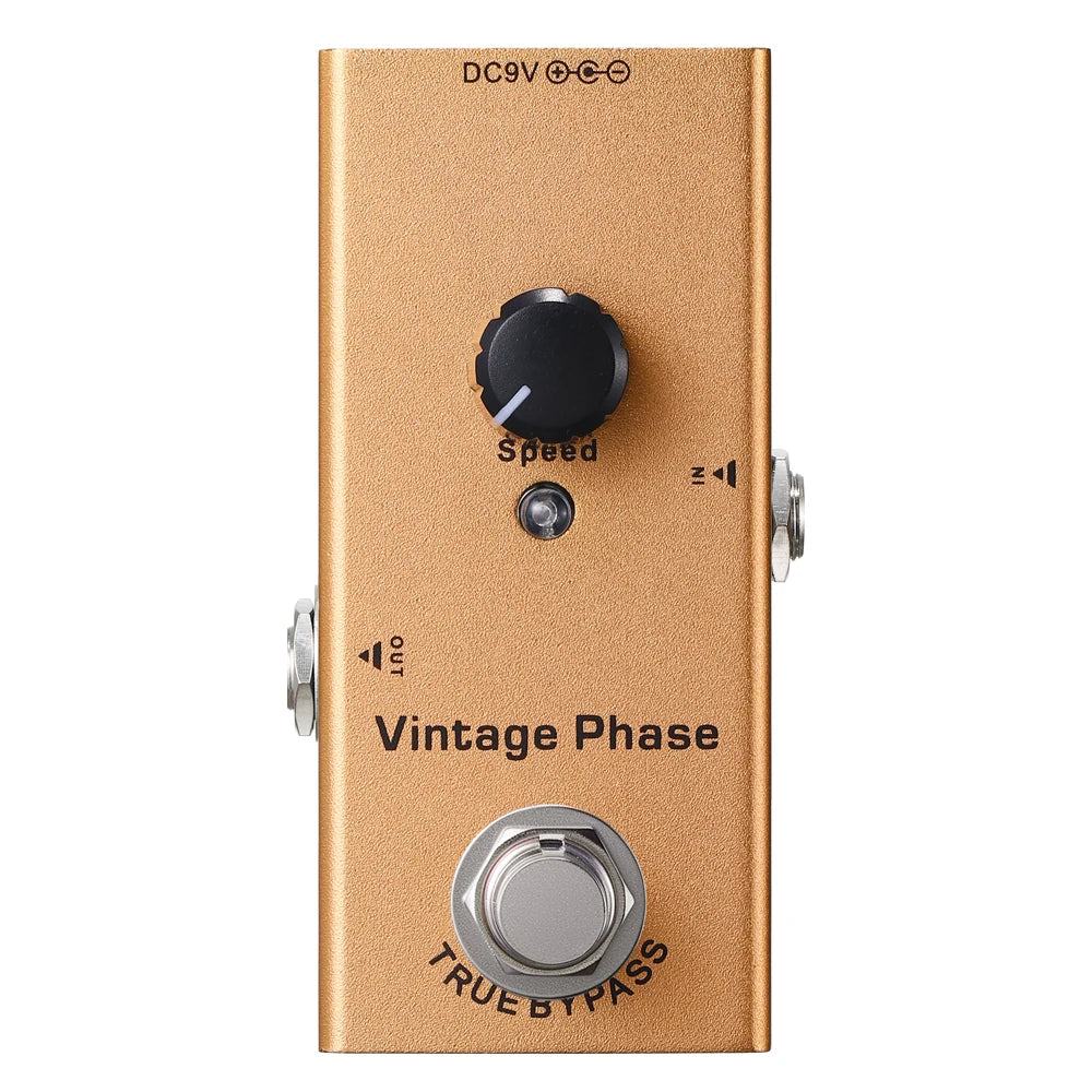 Electric Guitar Pedal Vintage Overdrive/US Dream/Classic Chorus/Vintage Phase/Tremolo/Analog delay/Digital Delay/Ultimate Drive Quake 06 Vintage Phase