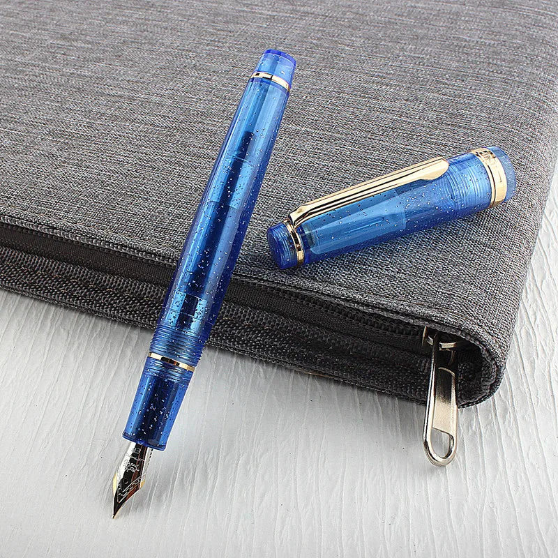 Jinhao 82 Porcelain White Fashion Colour Business Office Student School Stationery Supplies Fine Nib Fountain Pen New Quake 82-7 EF 0.38MM