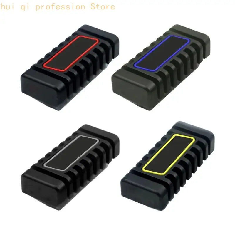 Motorcycle Brake Pedal Rubber Pad Quick Installation Pedal Pad for BAJAJ Use H8WE Quake