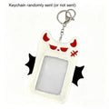 Girl Heart with Wings Devil Plush Card Set Student Love Bean Small Card Star Chasing Display Pendant Quake White