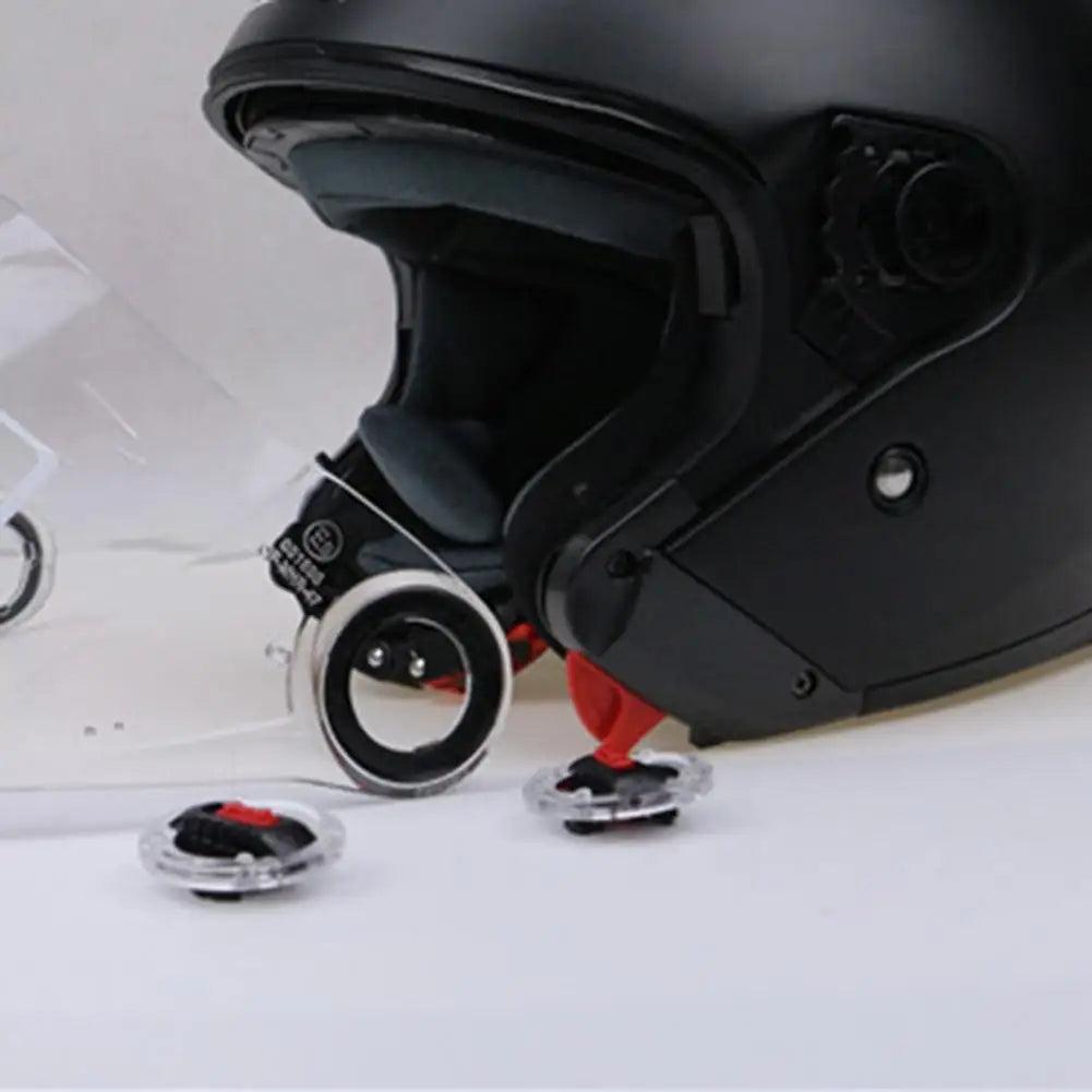 1 Pair Fashion Helmet Visor Clip Easy Installation Sturdy Helmet Visor Screws Wear Resistant Helmet Lens Buckle Quake