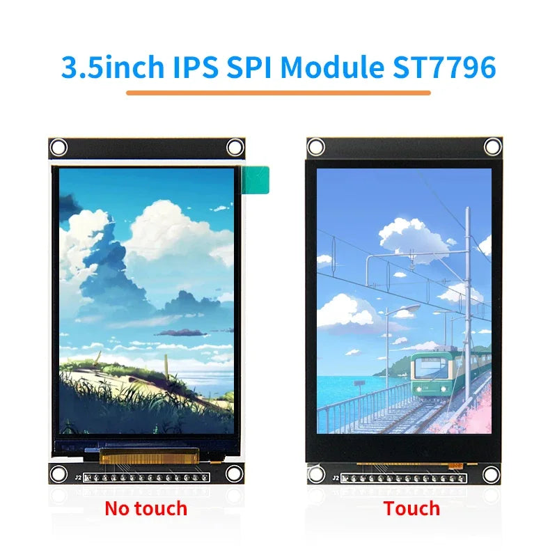 Capacitive touch screen Display module 240*320 IPS version black 3.5-inch SPI serial port TFT LCD Quake