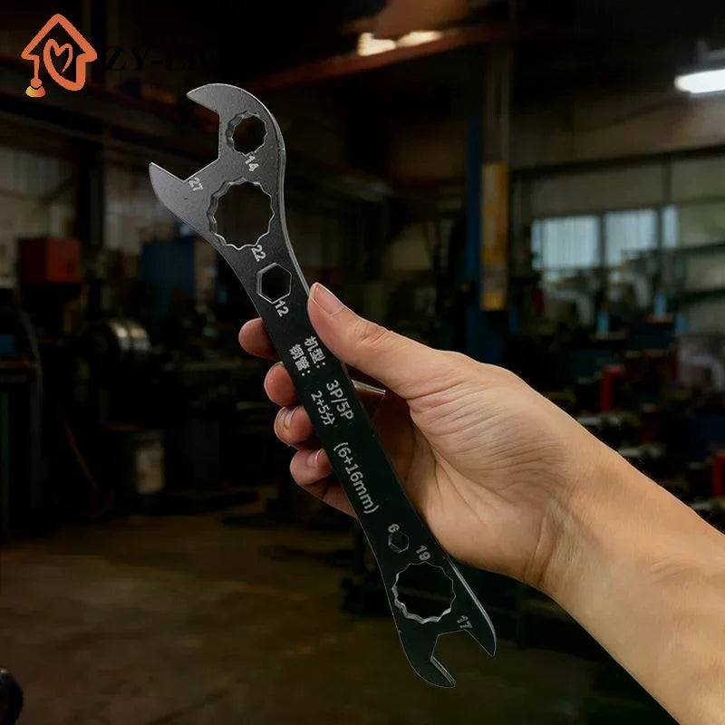 1Pcs Multi-Function Double-End Fixed Wrench Air Conditioner Wrench Open End Wrench Set Ultra-Thin Flat Wrench Tool Quake