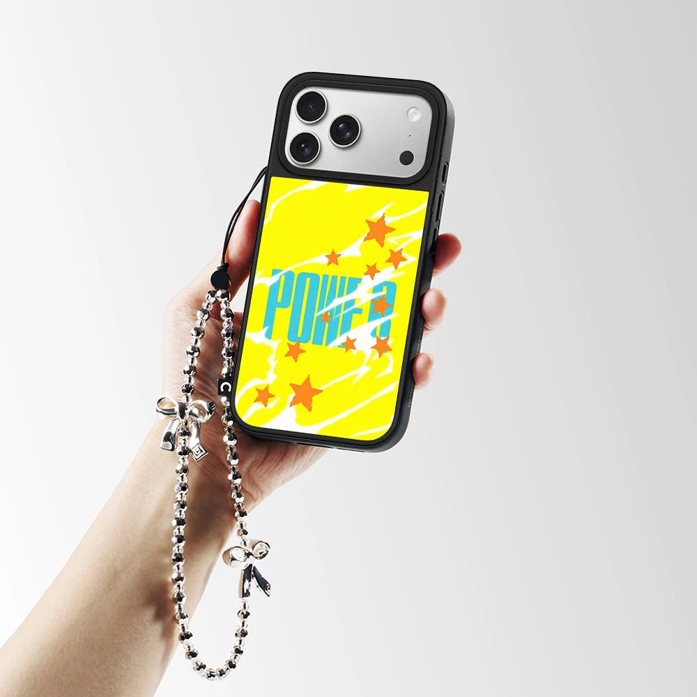 Power Multicolor Pattern Mirror Surface Magnetic Phone Case Cover for IPhone 13 14 15 16 17 18 Pro Max Case Quake