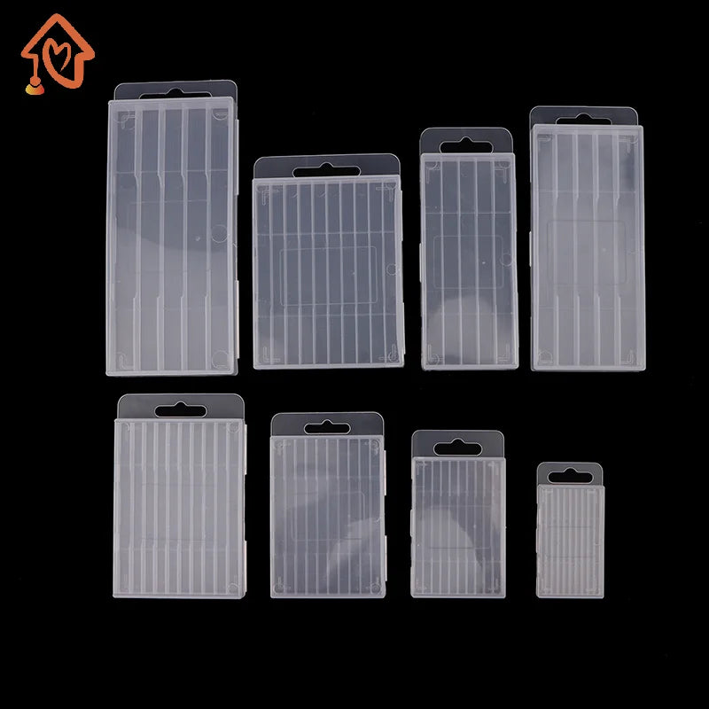 1PCS Transparent 5/10 Hole Plastic Drill Bit Storage Box Empty Tool Organizer for Woodworking Drill Quake