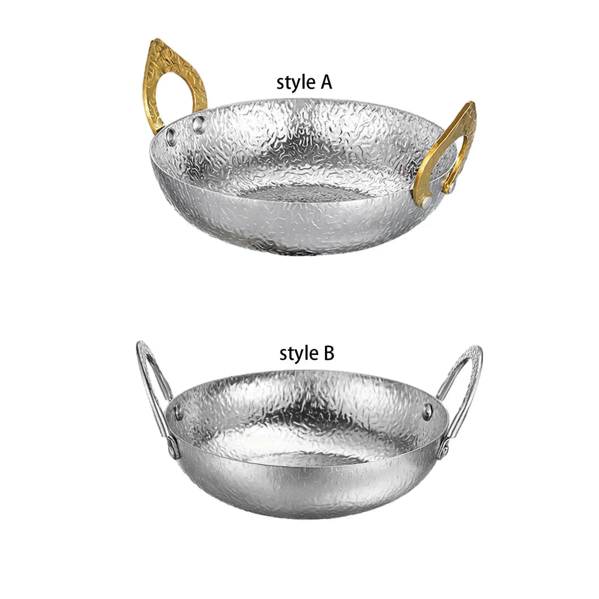 Thai Hot Pot Thai Ramen Pot Fast Heating Household Unique Kimchi Soup Pot Double Handle Seafood Pot for Party Barbecue Picnic Quake