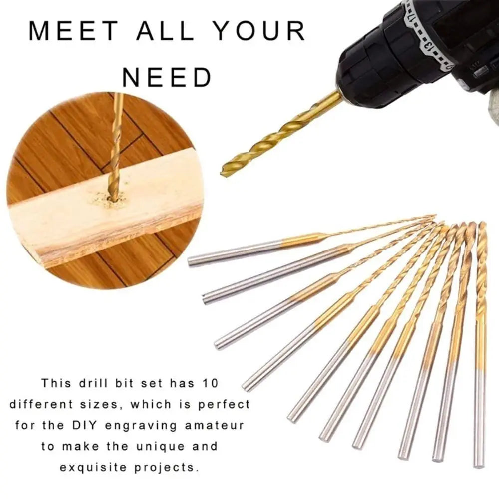New Multifunctional Micro Twist Drill Bit 2.35 Shank HSS Engraving Drill Bits Engraving Bit Quake