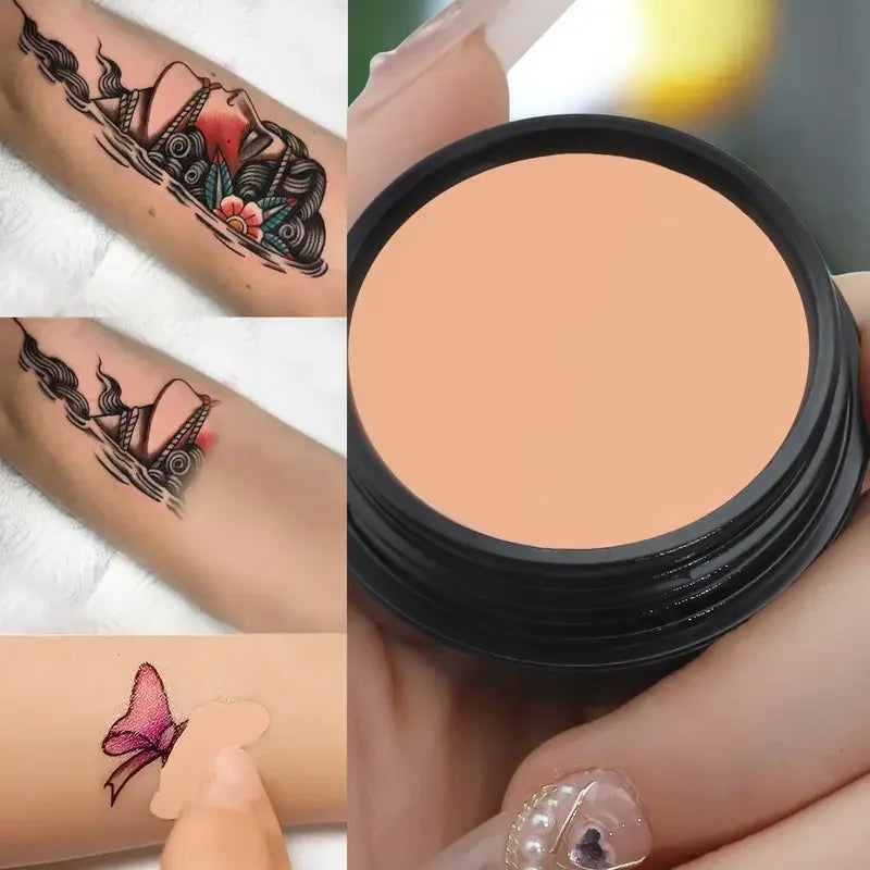 Full Coverage Concealer-waterproof,for Covers Skin Blemishes and Wrinkles and Tattoos,Regulates Skin Tone,Face Concealer Makeup Quake