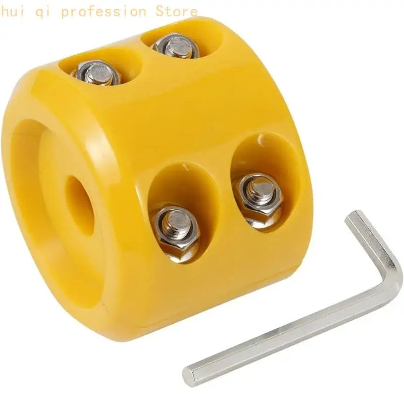 Car Winch Hook Stopper with Rubber Outer Body for Synthetic Winch Rope,Off-road Vehicle Winch Hook Stopper H8WE Quake Yellow CN