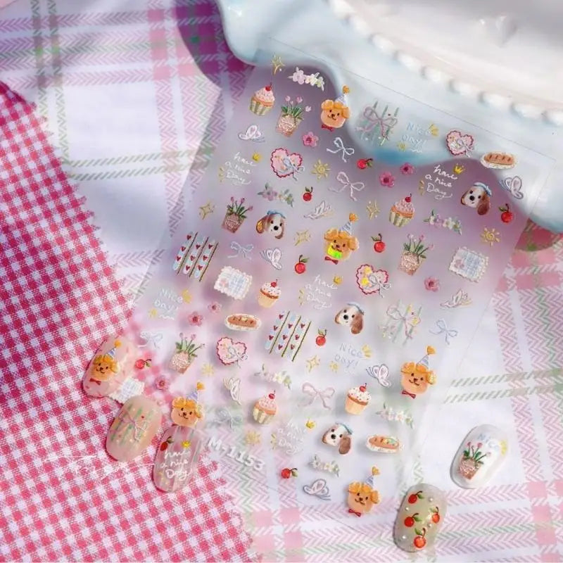 3D Puppy Decals Stickers Suitable For Phone Case Scrapbooking Laptop Notebook With Adhesive Backing And No Residues K1KF Quake