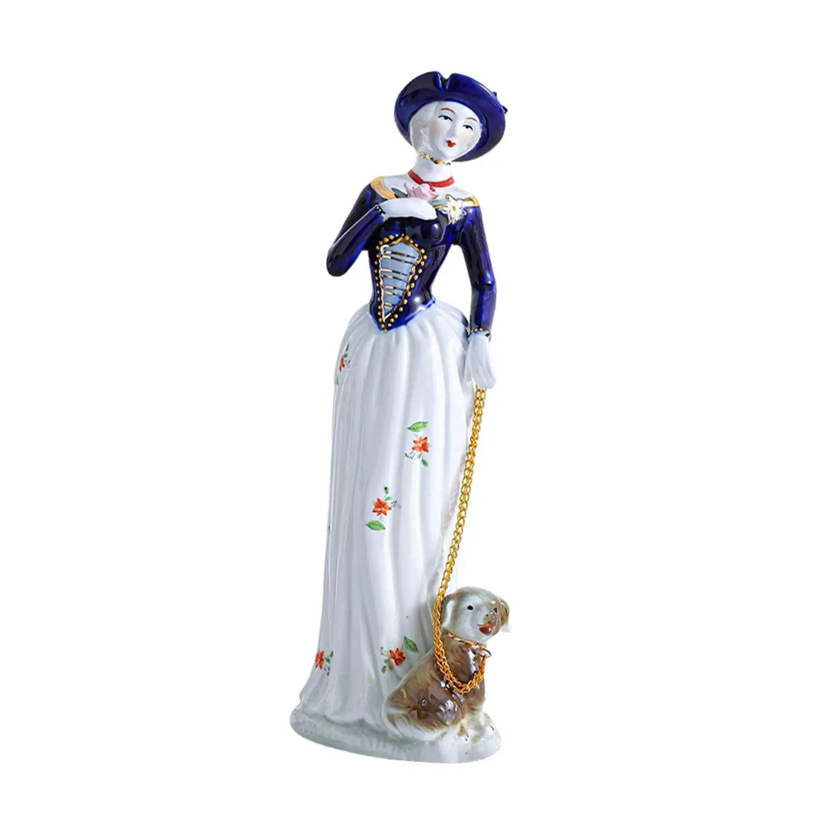 Girl Figurine Statue Porcelain Desktop Ornament Modern Decorative Sculpture for Home Decor Living Room Office Fireplace Quake
