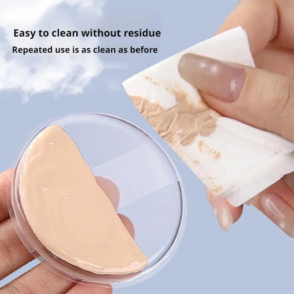 Silicone Powder Puffs,Silicone Makeup Sponge,Washable Foundation Makeup Jelly Puff Sponge Applicator For Liquid Primer Concealer Quake