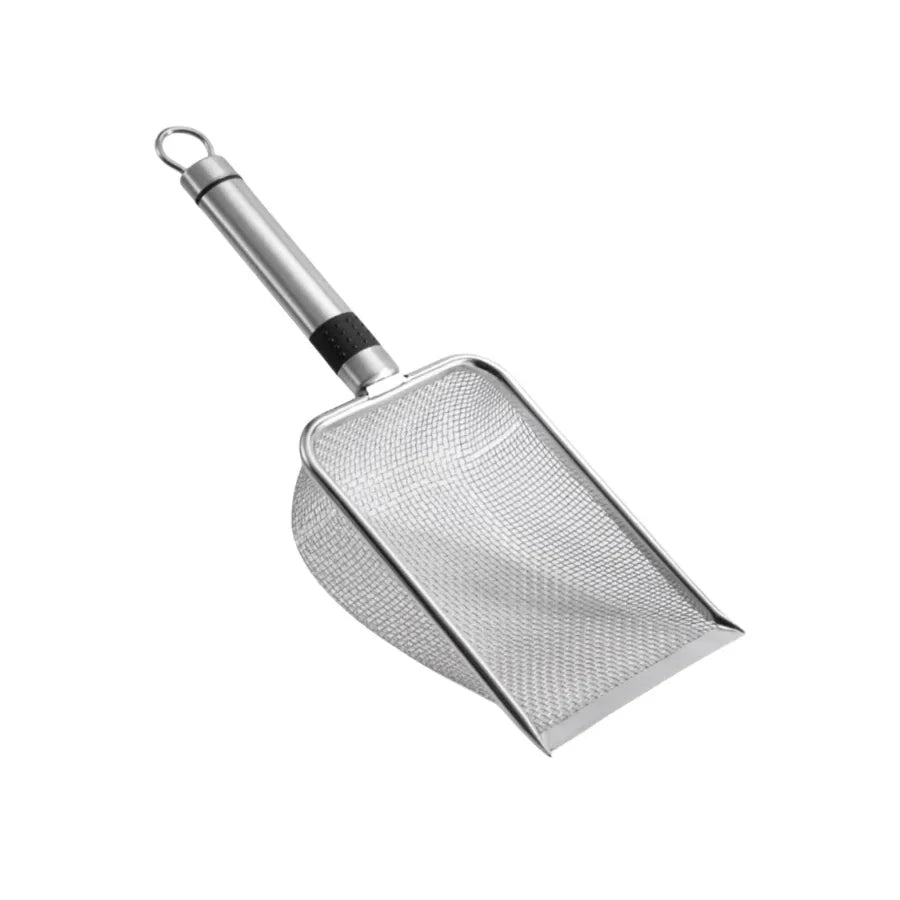 Stainless Steel Cat Litter Scoop – Durable, Easy Clean, Ergonomic Handle, Rust-Resistant, Ideal for Quick Waste Removal Quake stainless steels