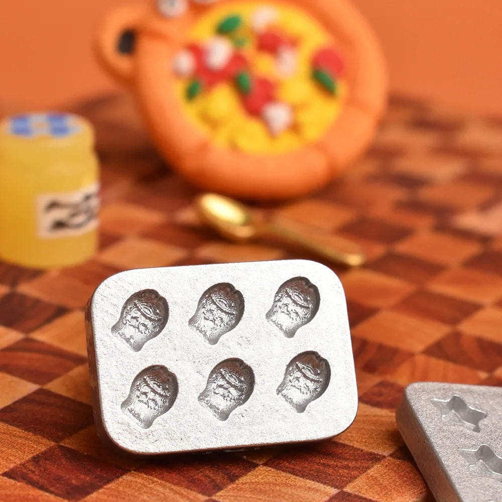 20pcs Resin Mini Kawaii Cookie Baking Tray Flatback Cabochon Miniatures Accessories Scrapbooking Charms DIY Crafts Embellishment Quake