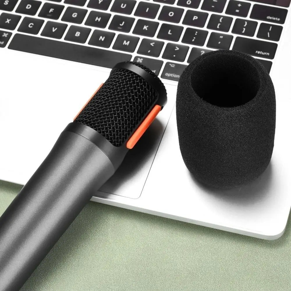 Replacement Mic Windscreen Cover Flocked Sponge Foam Windproof Microphone Pop Filter Pop Filter Cover for JBL PartyBox Wireless Quake