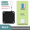 No Punching Automatic Door Closer Pull Cord Door Closers Adjustable Surface Door Stop Bracket Type Automatic Door Closer Quake Black 800G Pull
