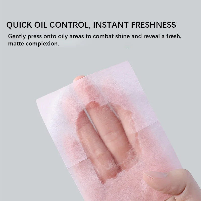 Facial Oil Blotting Absorbing Paper Matte Face Wipes Oil Control Oil-absorbing Face Cleaning Beauty Makeup Tools Accessories Quake